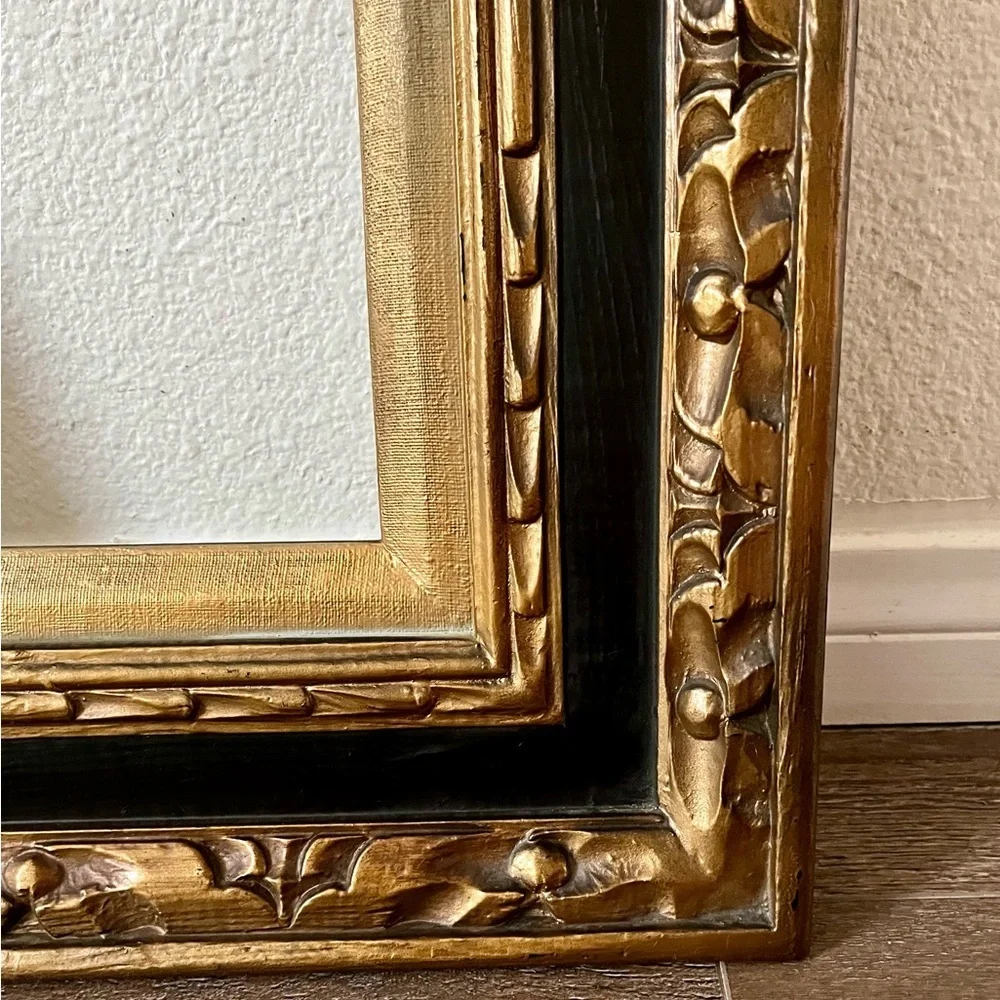 Elegant Gold and Black Decorative Frame 15.5/17.5 inches